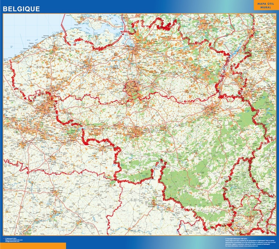 carte routiere belgique|Cartes pour la Belgique
