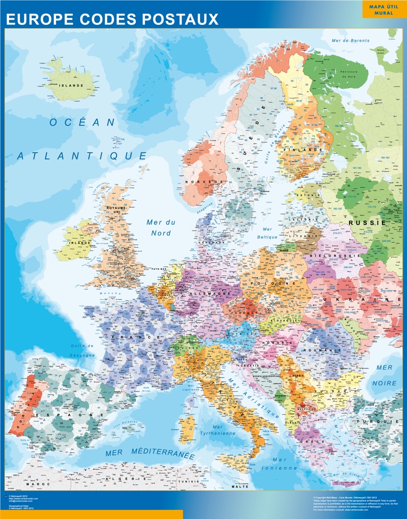 Carte Europe Codes Postaux|Cartes pour la Belgique