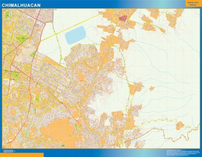 Carte Chimalhuacan Mexique