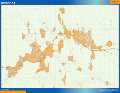 Carte Cordoba Mexique