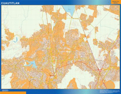 Carte Cuautitlan Mexique