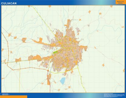 Carte Culiacan Mexique