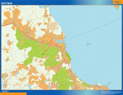 Carte Gdynia Pologne