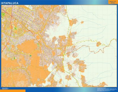 Carte Ixtapaluca Mexique