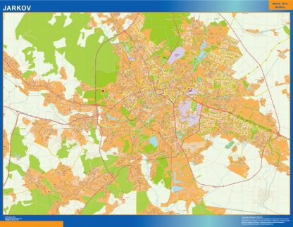 Carte Jarkov en Ukraine