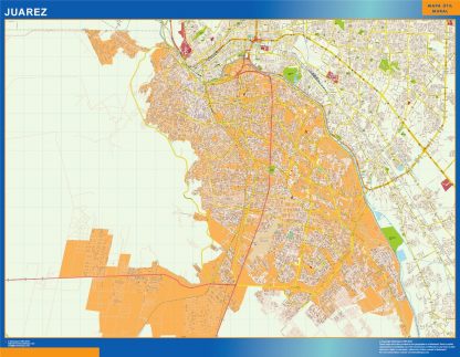 Carte Juarez Mexique