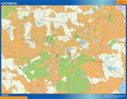 Carte Katowice Pologne