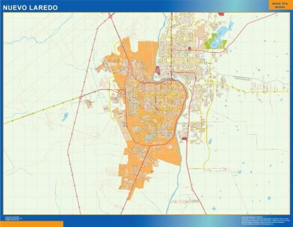 Carte Nuevo Laredo Mexique