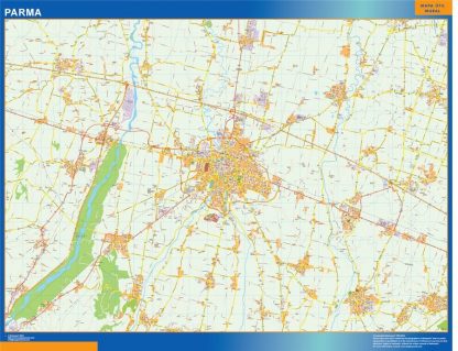 Carte Parma plastifiée 