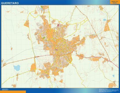 Carte Queretaro Mexique