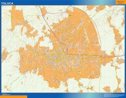 Carte Toluca Centro Mexique