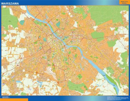 Carte Varsovia Pologne