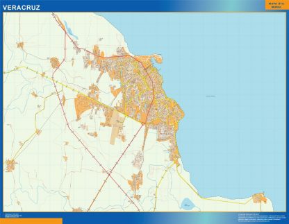 Carte Veracruz Mexique