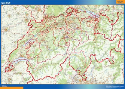 Carte plastifiée Suisse